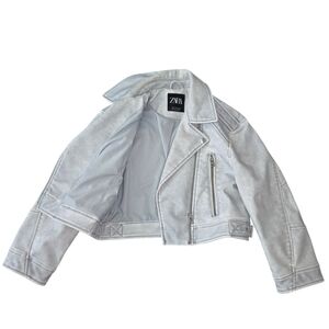 Zara Silver Biker Jacket